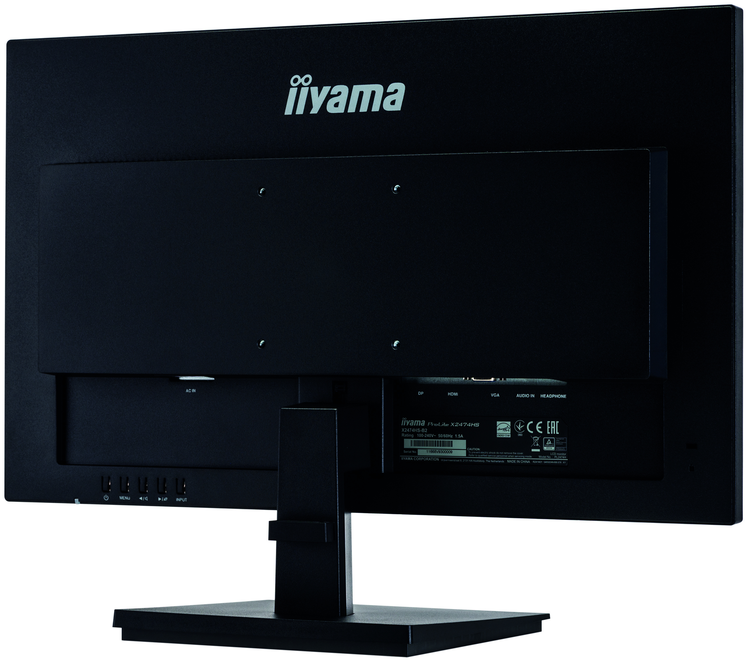 Monitor Iiyama X2474HS-B2 FHD Mat 16:9 75Hz Black