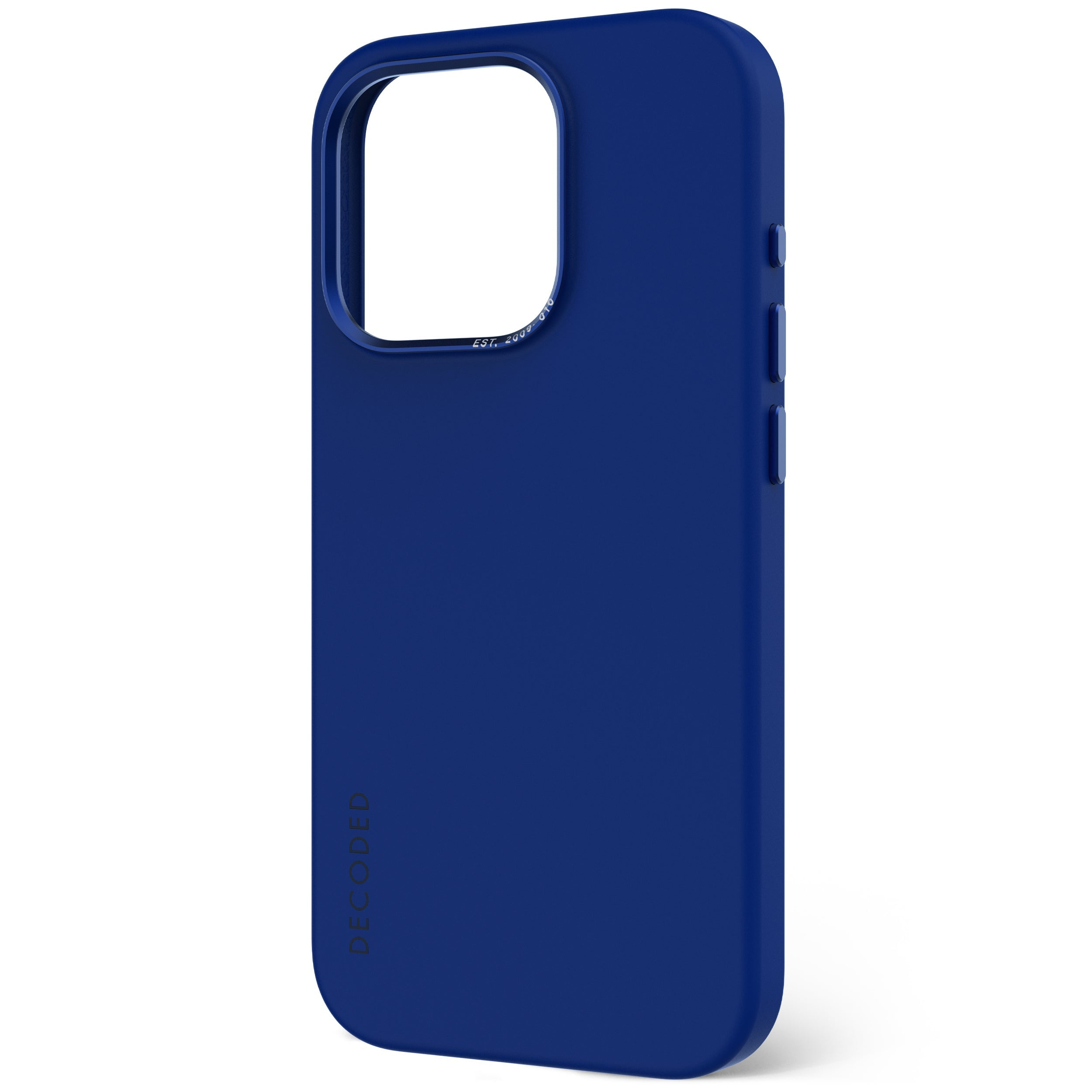 Tas DECODED Silicone Backcover iPhone 15 Pro Galactic Blue