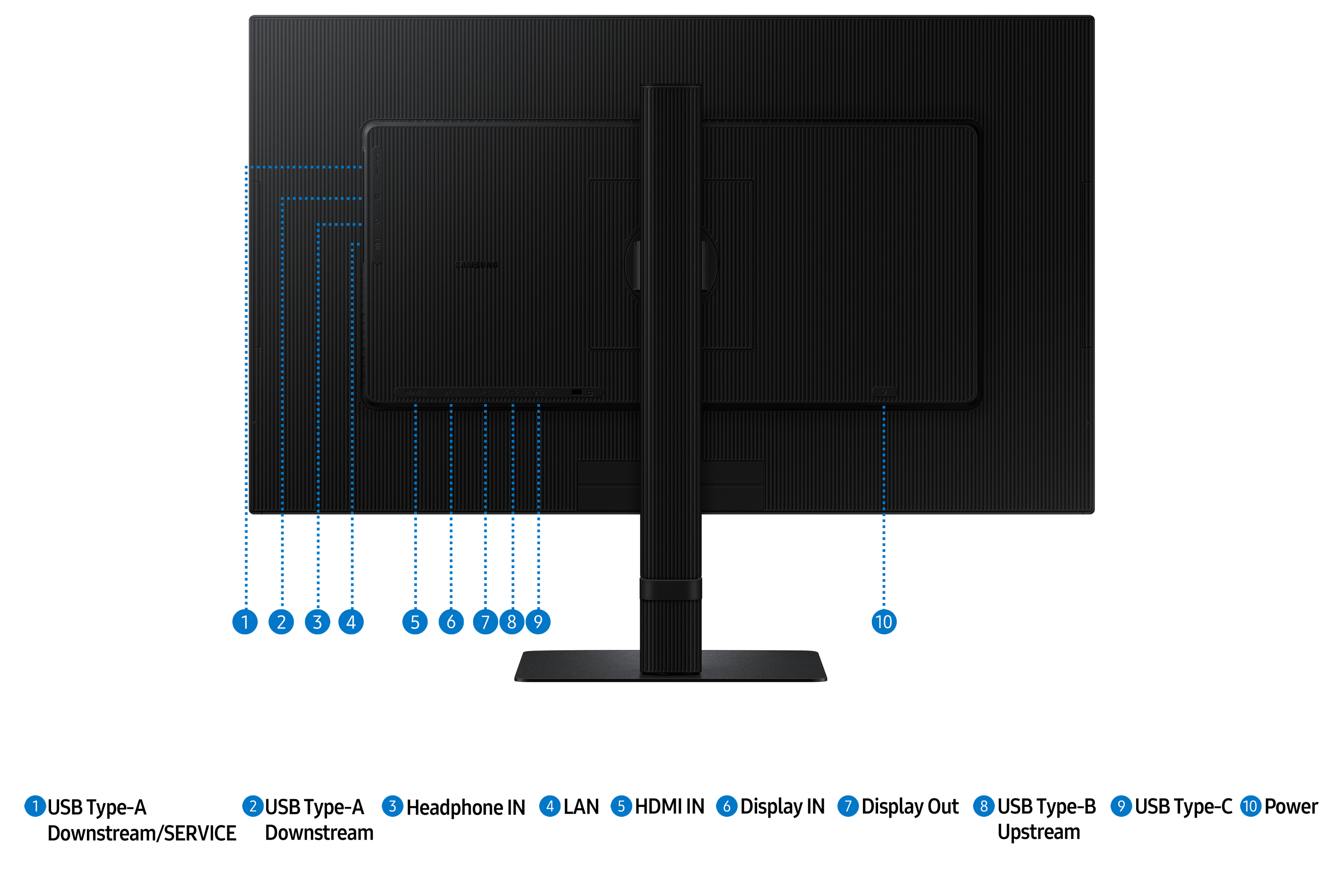 Samsung Monitor LS27D600UAUXEN 16:9 WQHD 100Hz Black