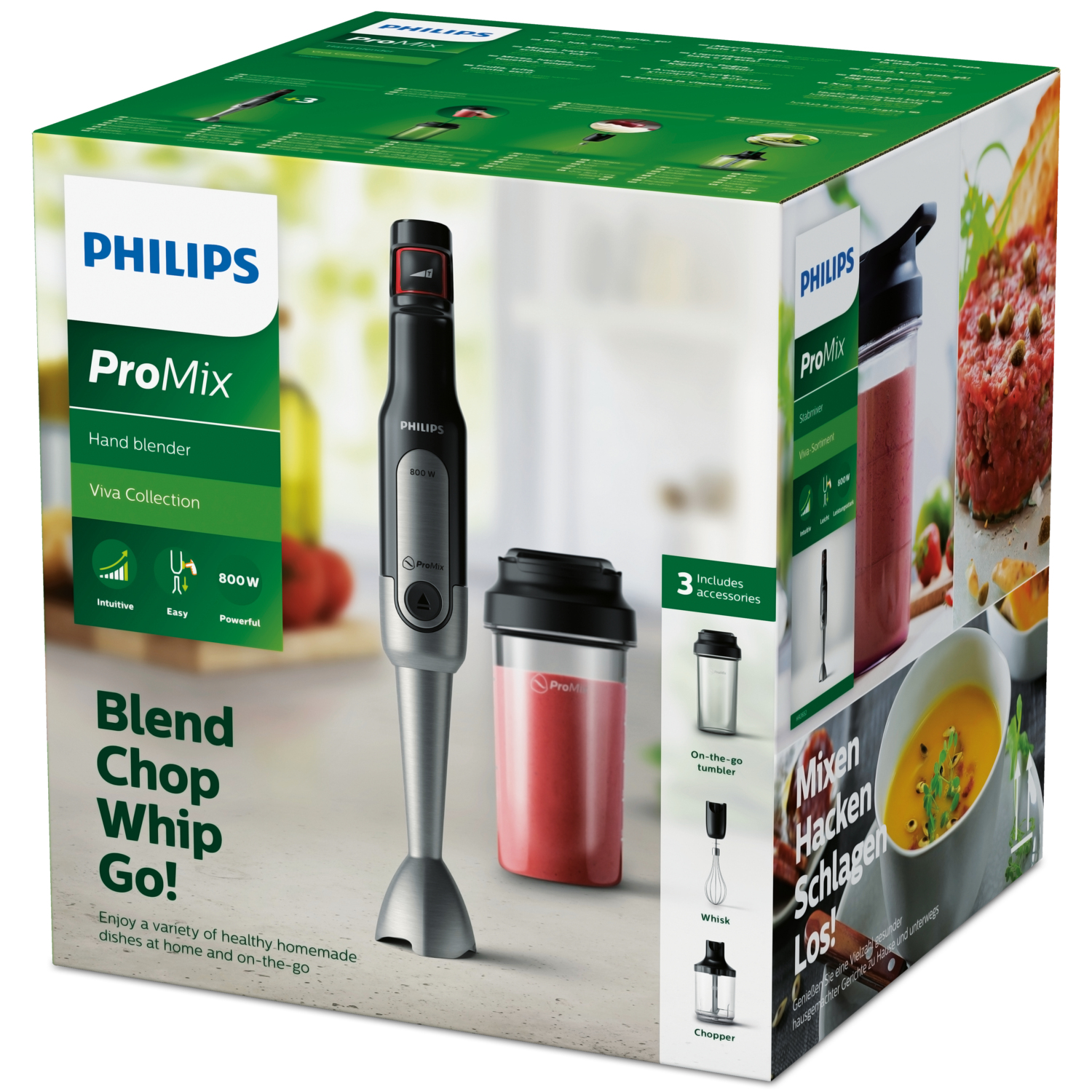 Staafmixer PHILIPS HR2652/90 Viva Collection ProMix