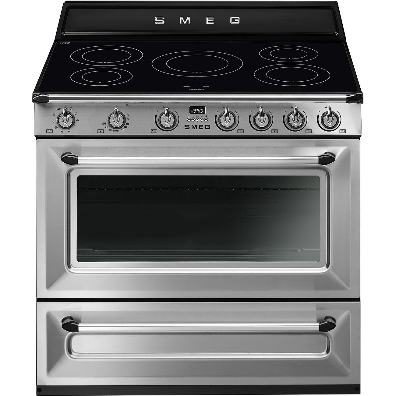 Fornuis SMEG Inductie  TR90IX9-1 90x60cm