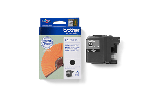 Brother LC129XLBK inktcartridge 1 stuk(s) Origineel Hoog (XL) rendement Zwart