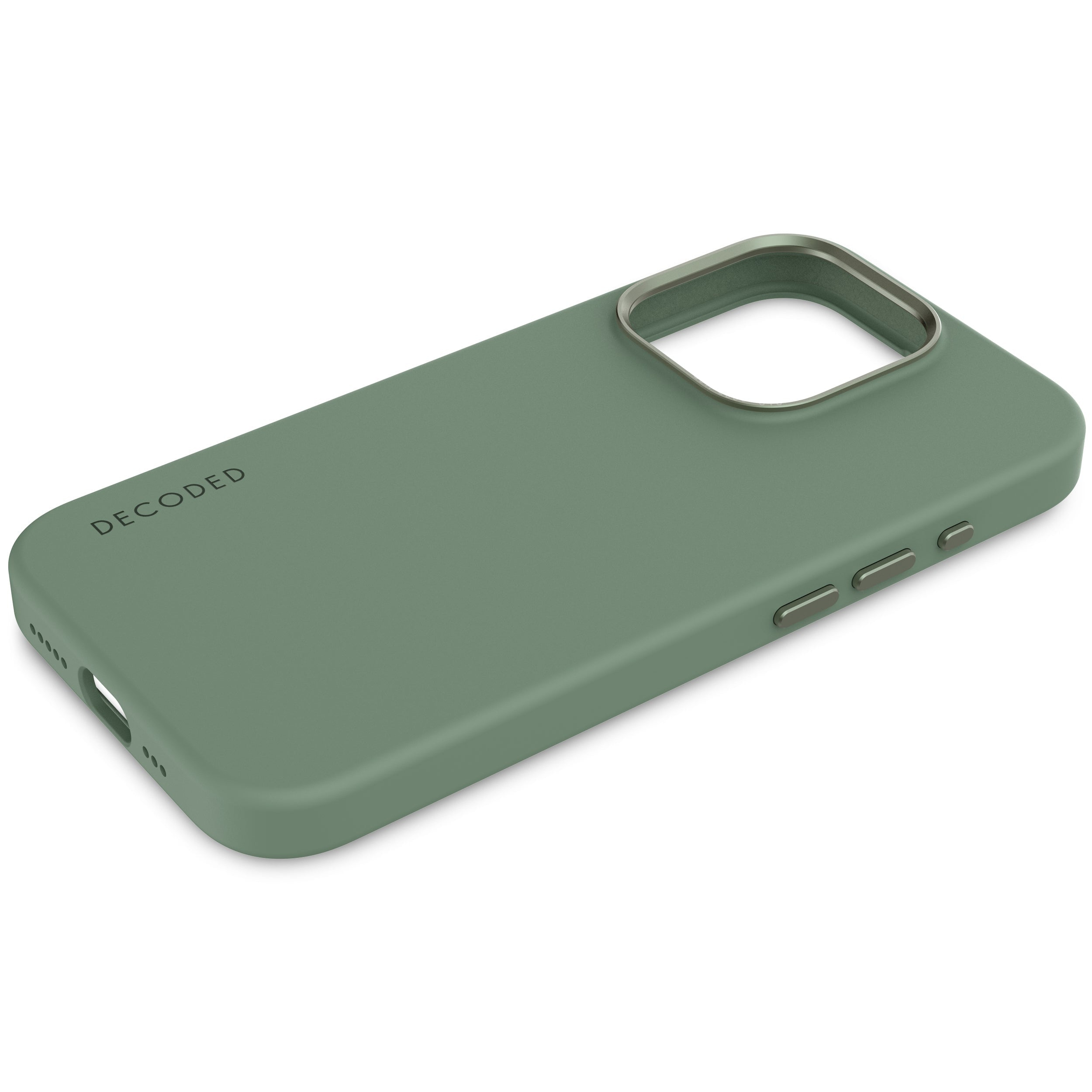 Tas DECODED Silicone Backcover iPhone 15 Pro Sage Leaf