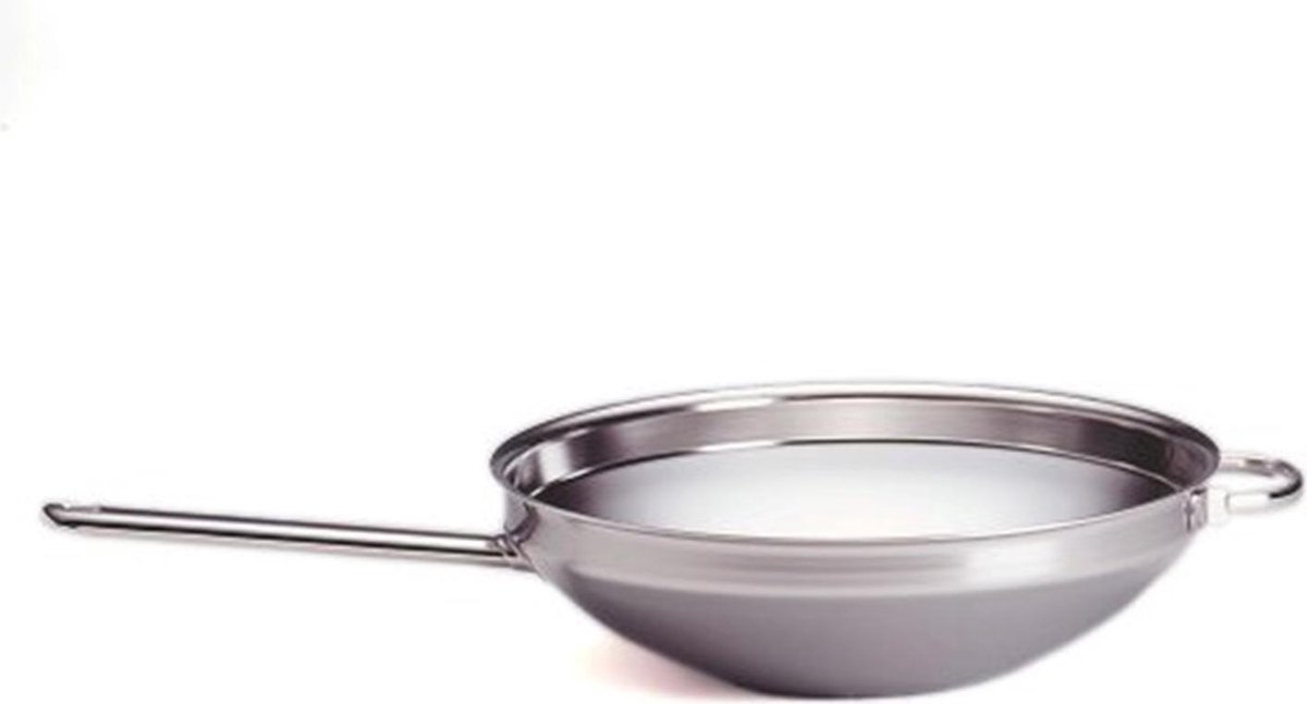 Demeyere Apollo 7 Wok 32 cm + couvercle en verre