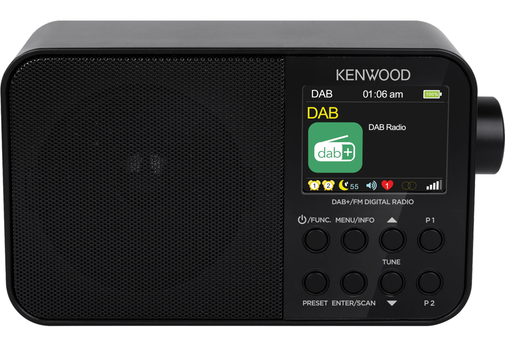 DAB+ radio KENWOOD CR-M30DAB zwart