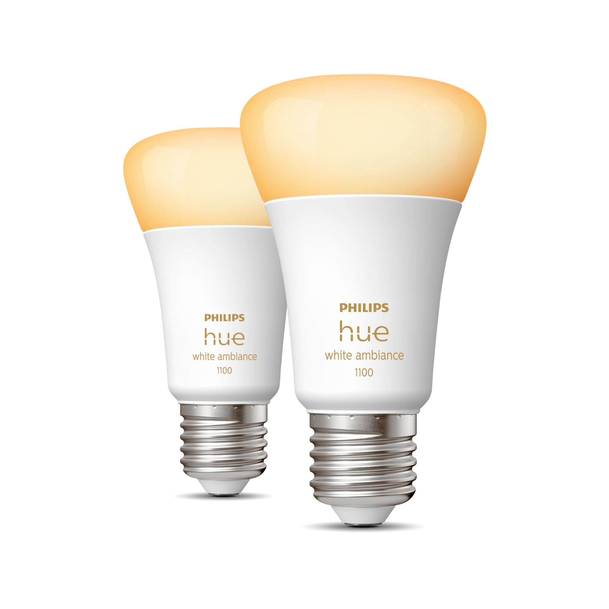 Lamp PHILIPS HUE White Ambiance E27 1100L 2-Pack