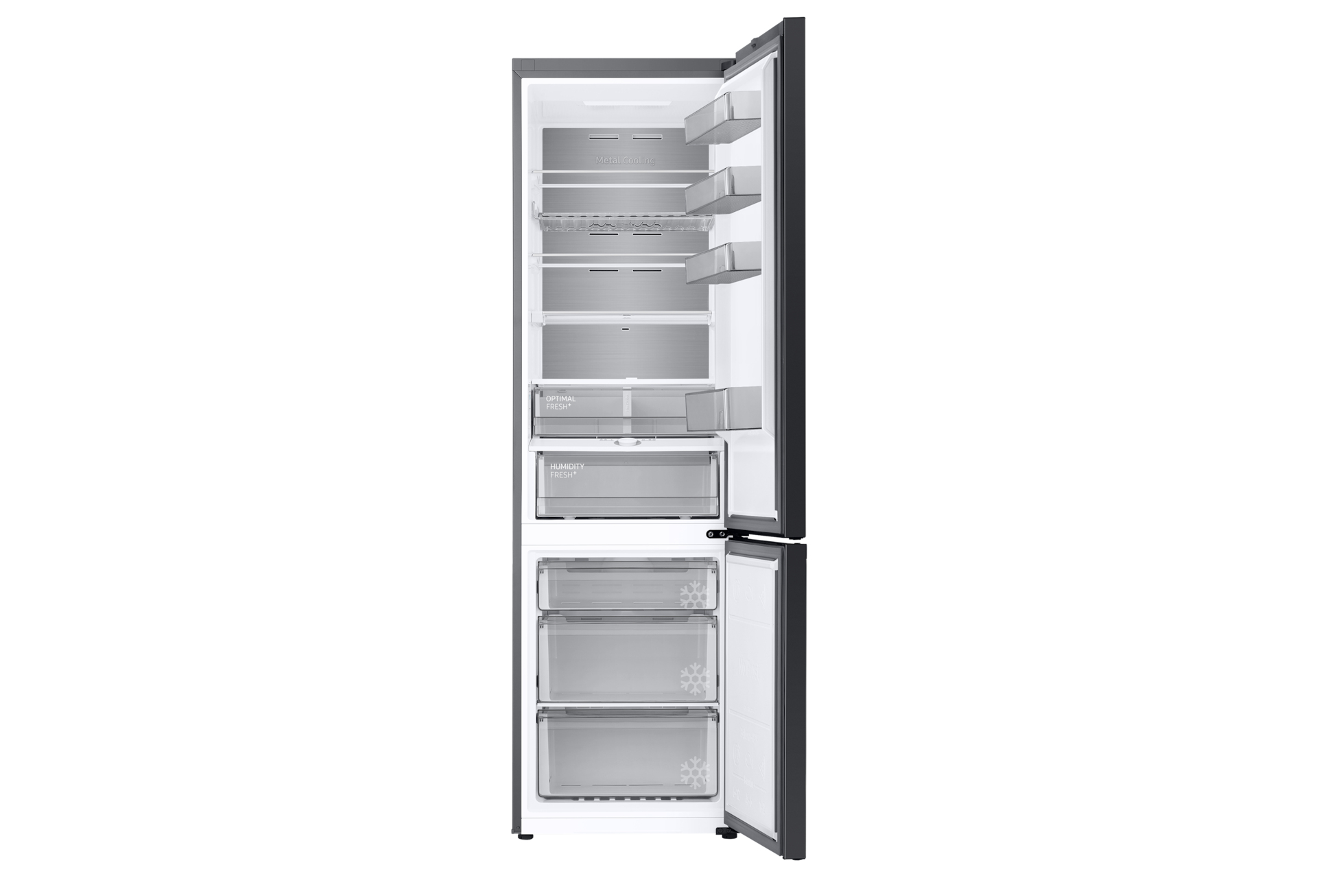 Koelkast Combi SAMSUNG RB38C7B6B22/EF / 273+114L / B / 203cm / Bespoke