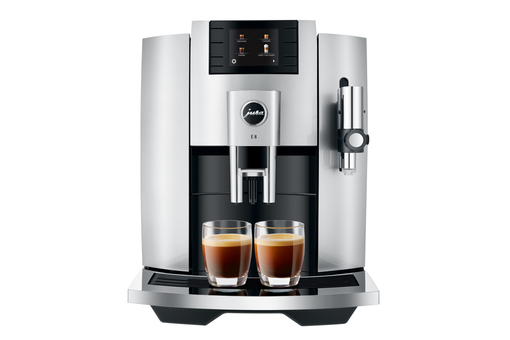 Espresso JURA E8 Moonlight Silver