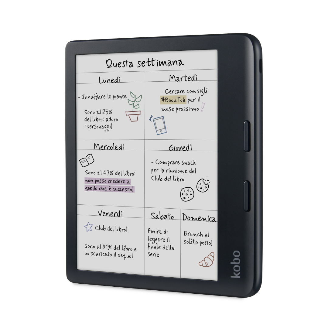 E-reader Kobo Libra Colour E-book Touchscreen 32GB Wi-Fi Zwart