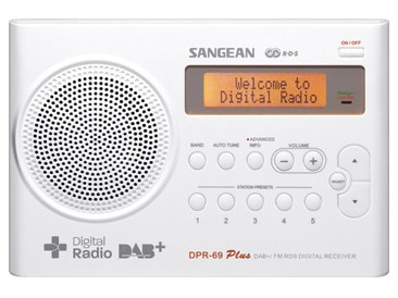 DAB+ radio SANGEAN DPR-69 wit