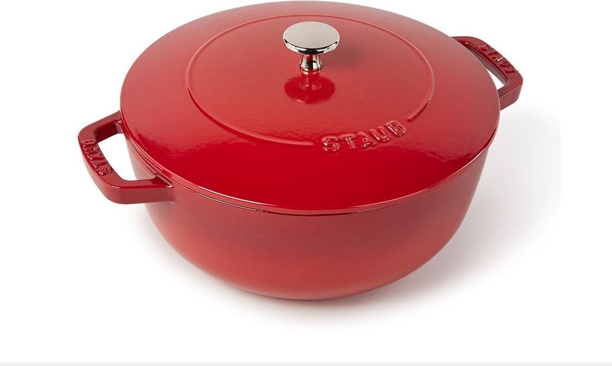 Ronde Cocotte STAUB 11732406 Essential Rood 24cm