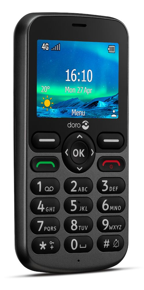 Seniorentelefoon DORO 5860 Graphite / White