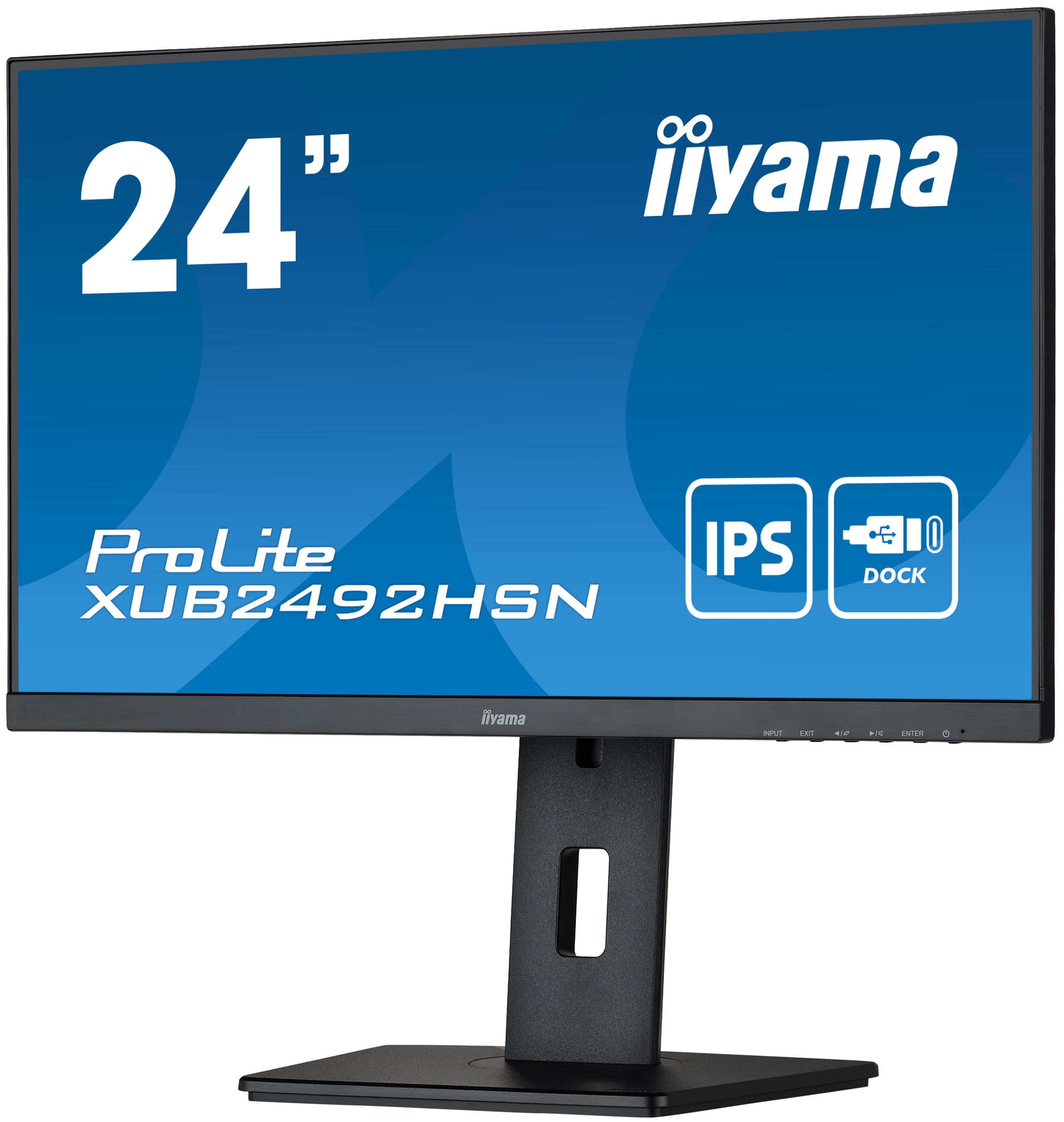 Monitor Iiyama XUB2492HSN-B5 FHD Mat 16:9 75Hz Black