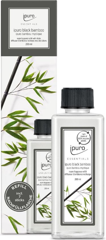 Navulling IPURO 26IFC1138 Essential Black Bamboo 200ml