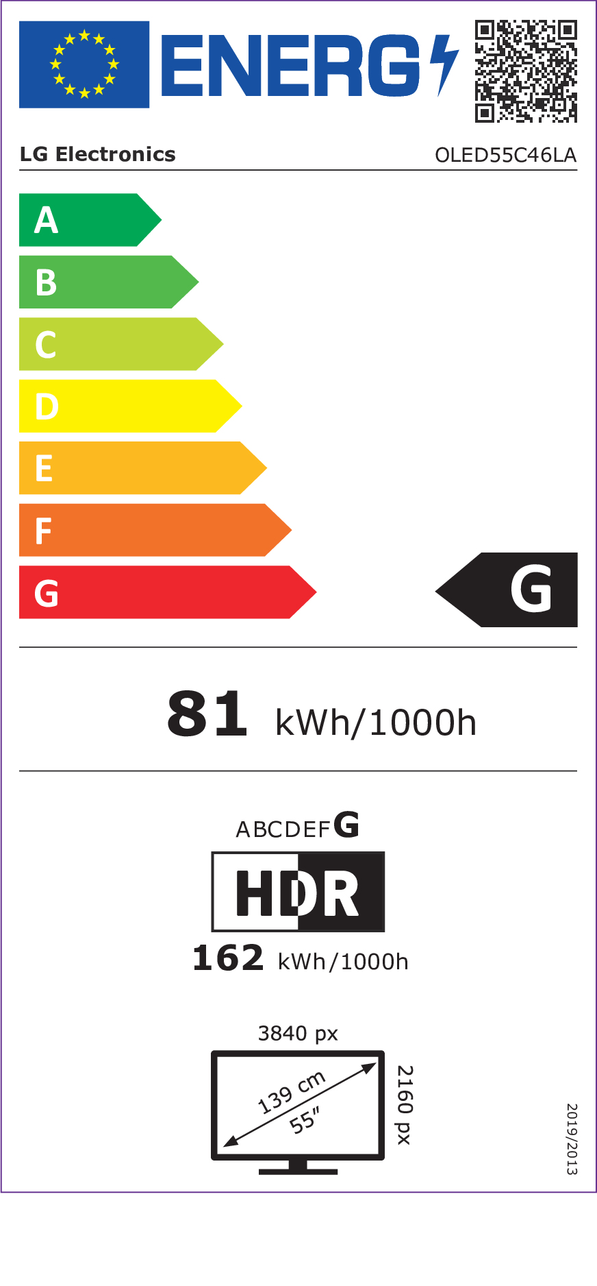 LG OLED TV OLED55C46LA