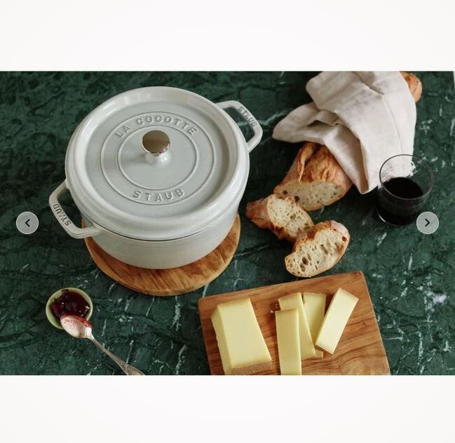 Ronde Cocotte STAUB 11024107 WhiteTruffle 24cm