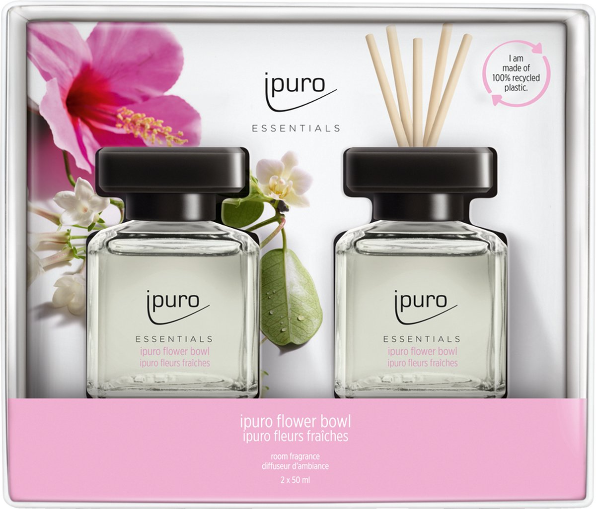 Diffuser IPURO 26IFC1091 EssentialFlower Bowl 2x50ml