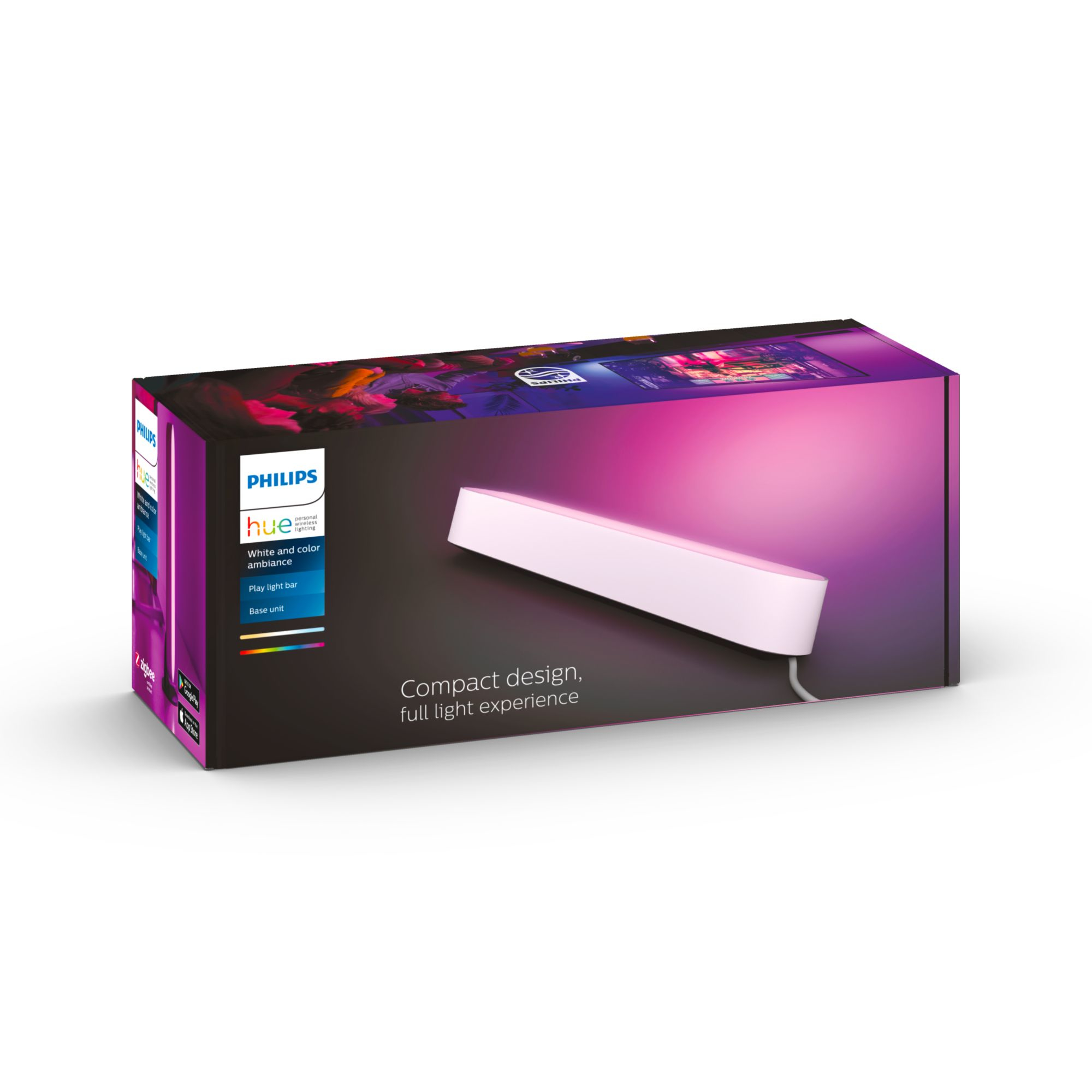 Tafellamp PHILIPS HUE Play White Color Ambiance (Wit)