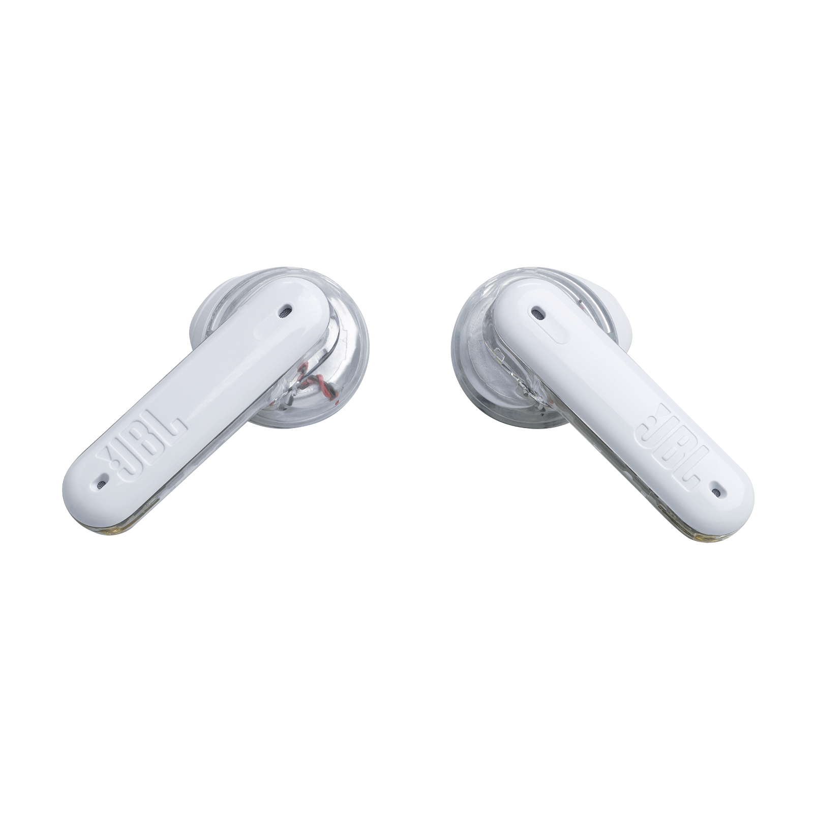 JBL Tune Flex Ghost Edition Headset True Wireless Stereo (TWS) In-ear Oproepen/muziek Bluetooth Doorschijnend, Wit