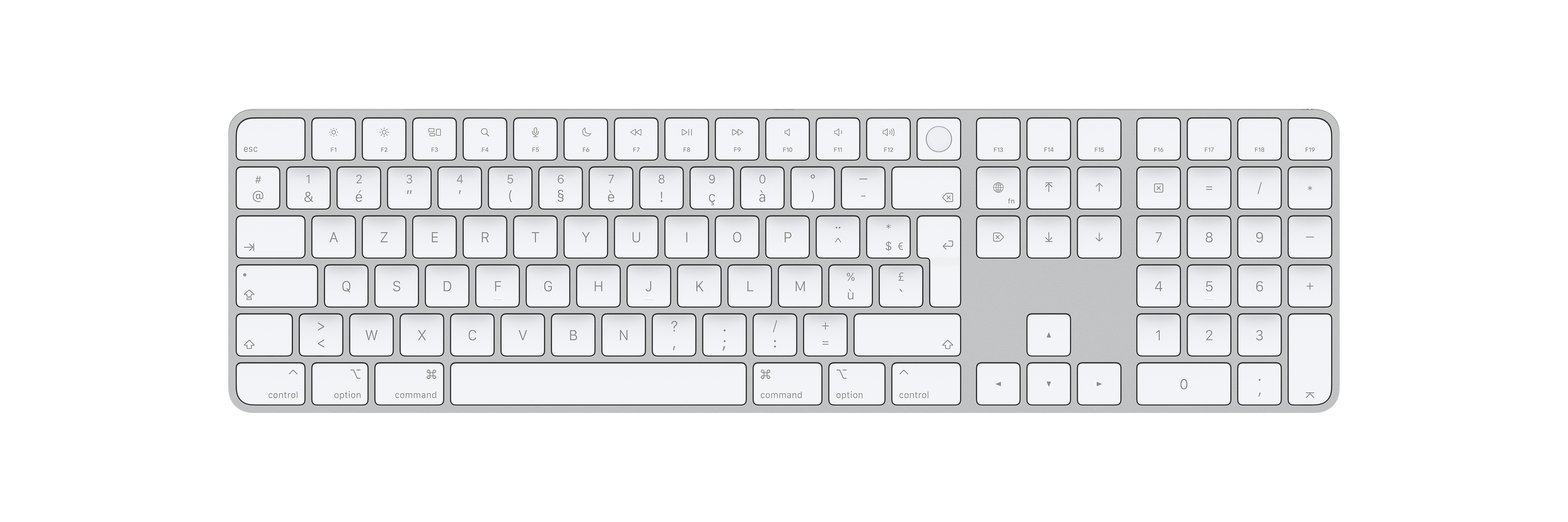Toetsenbord Apple Magic Keyboard Ned. AZERTY +Num. +TouchID