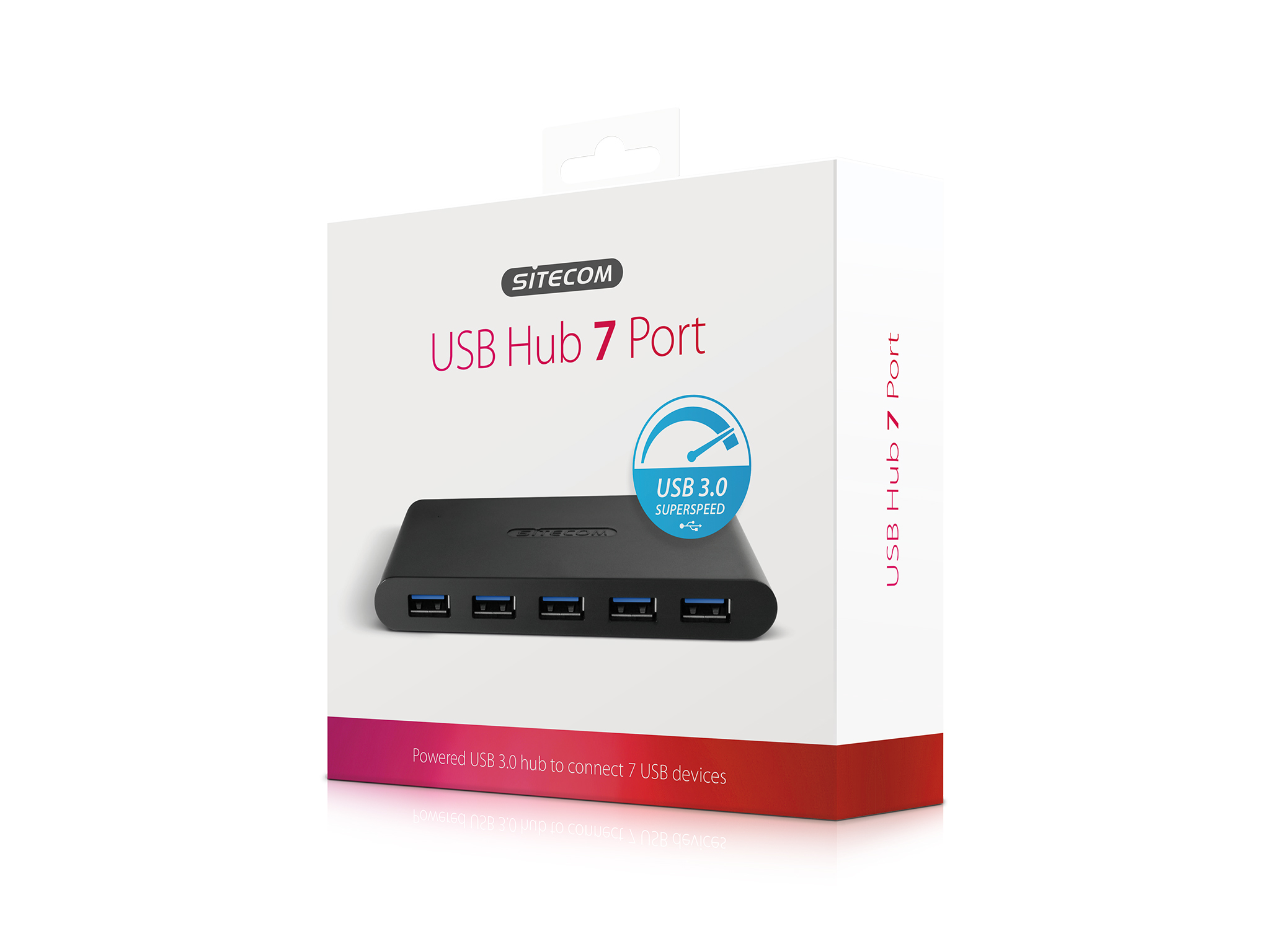 USB Hubs Sitecom USB 3.0 Hub 7 Port