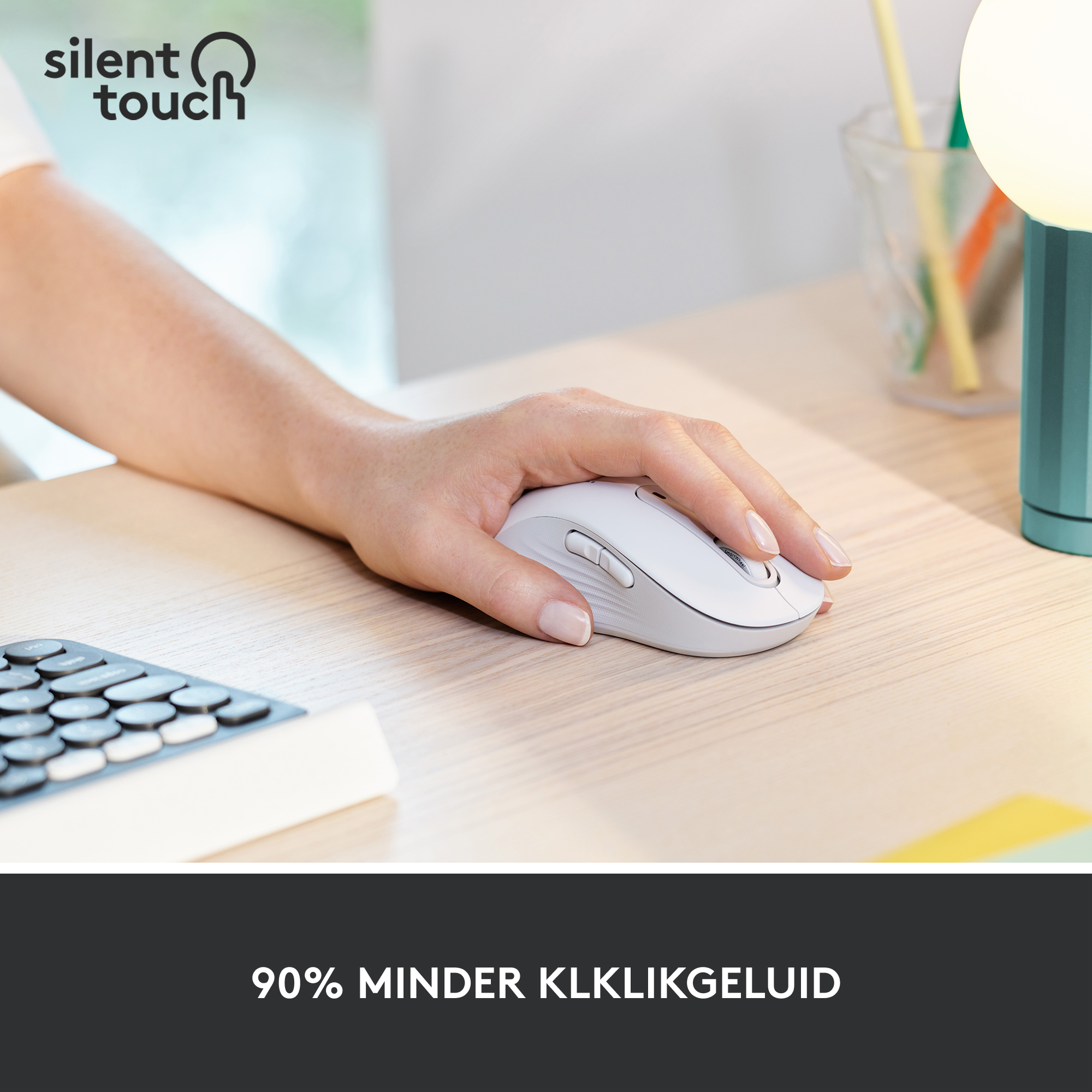 Draadloze Muis Logitech M650 LargeLinksh. Signature White