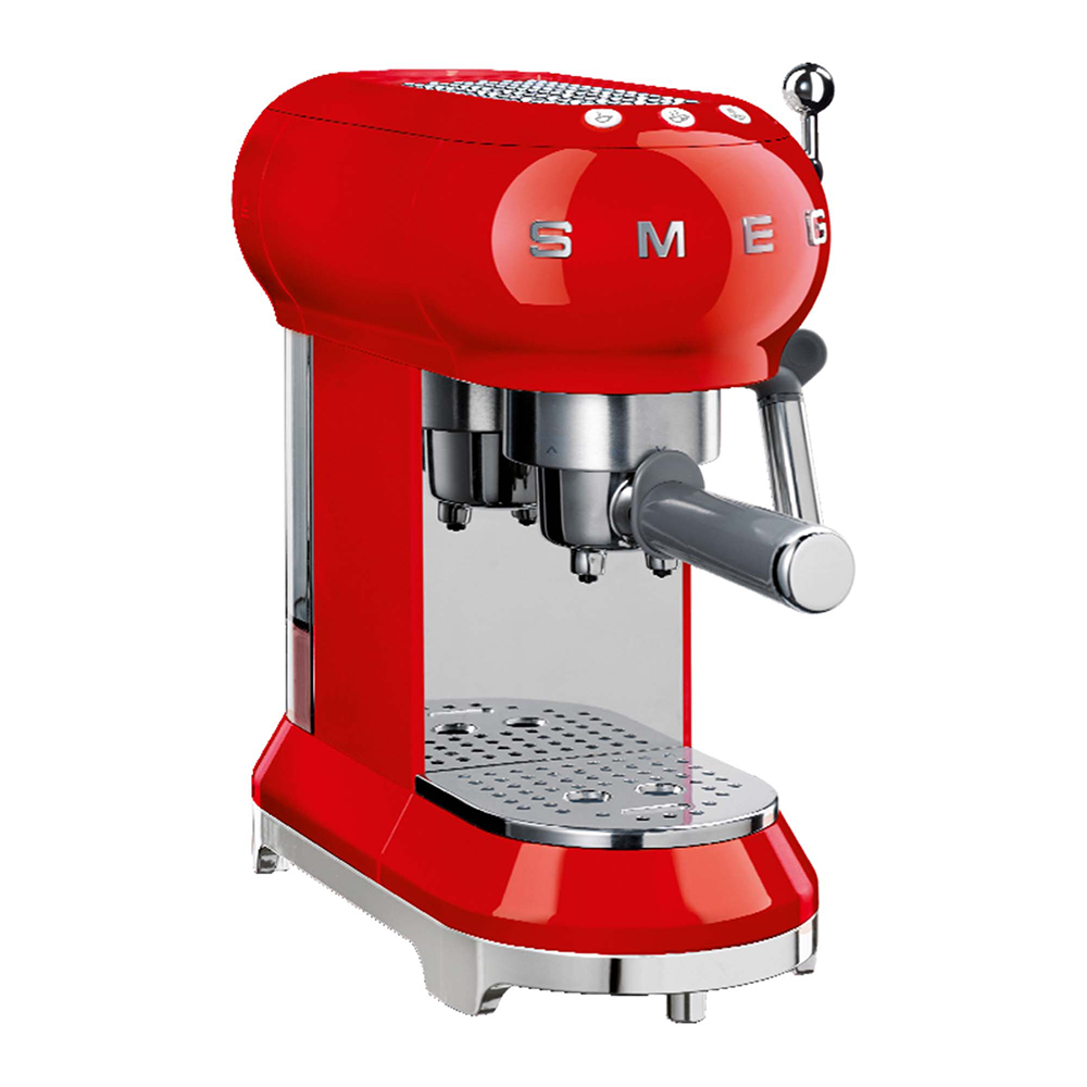 Espressomachine SMEG ECF01RDHEU 50's Style Rood