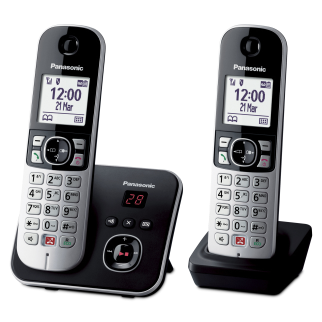 Panasonic DECT Duo KX-TG6862NLB