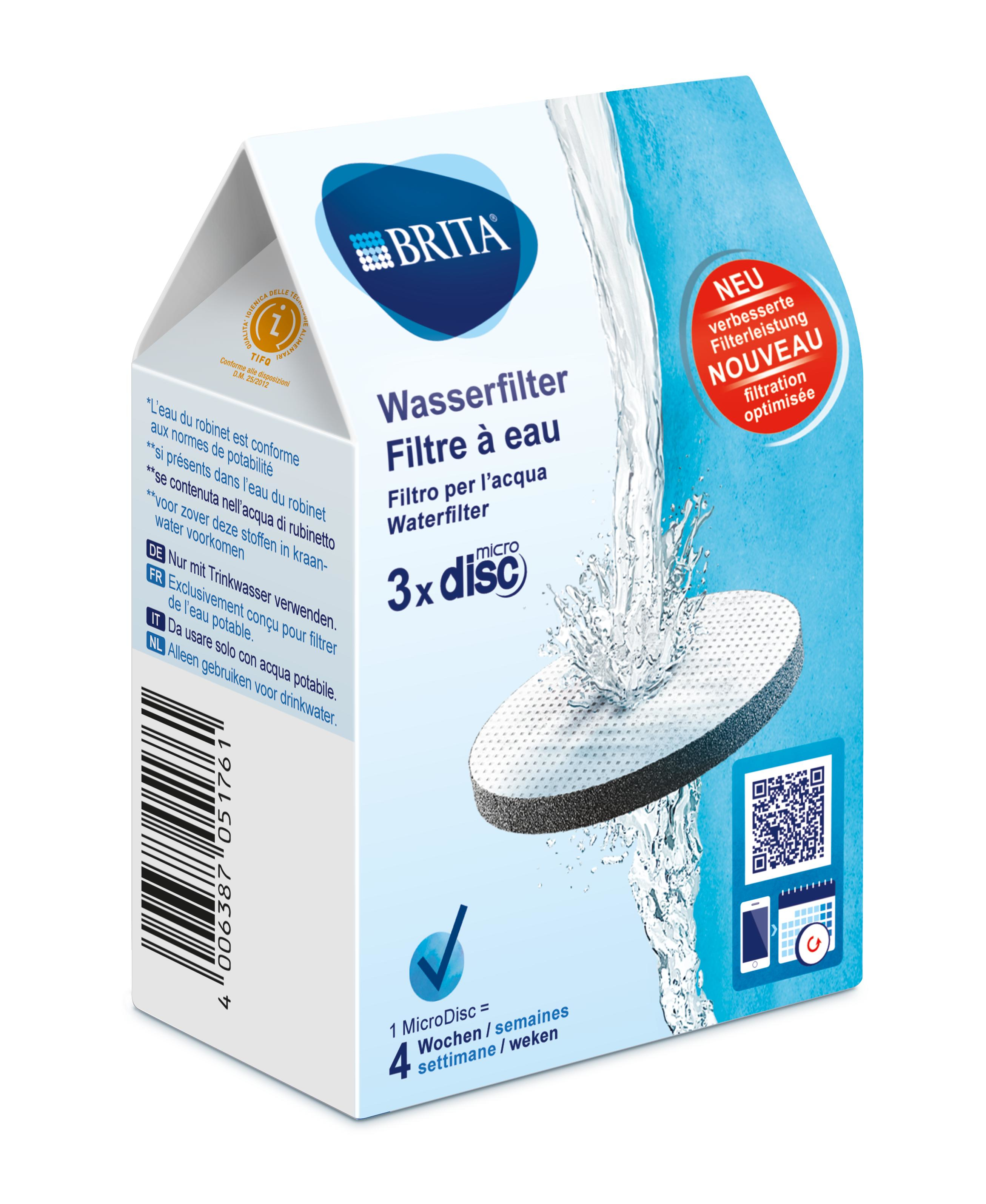 Brita 3 x MicroDisc Waterfilterschijf 3 stuk(s)