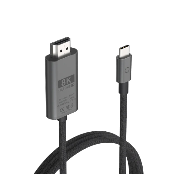 LINQ byELEMENTS LQ48026 - 8K/60Hz USB-C to HDMI Pro Cable 2m