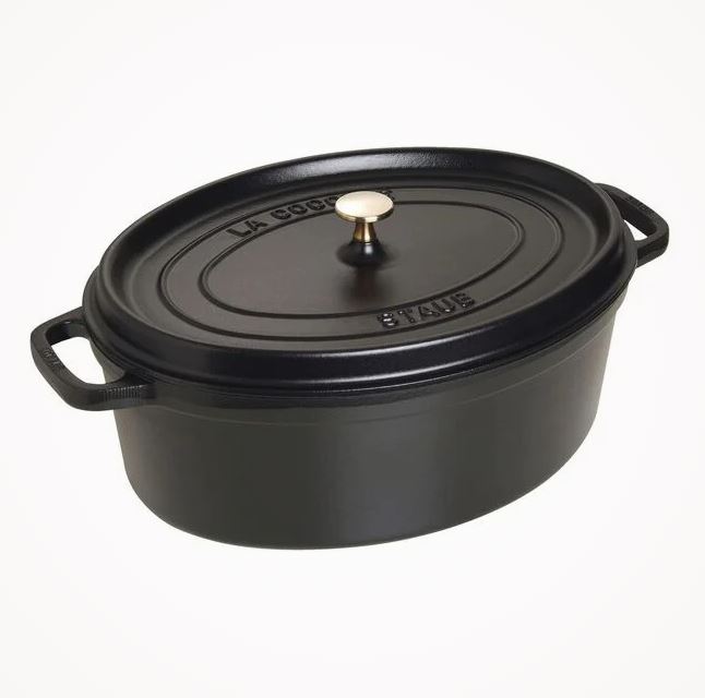 Ovale Cocotte STAUB 1103725 zwart / 37cm