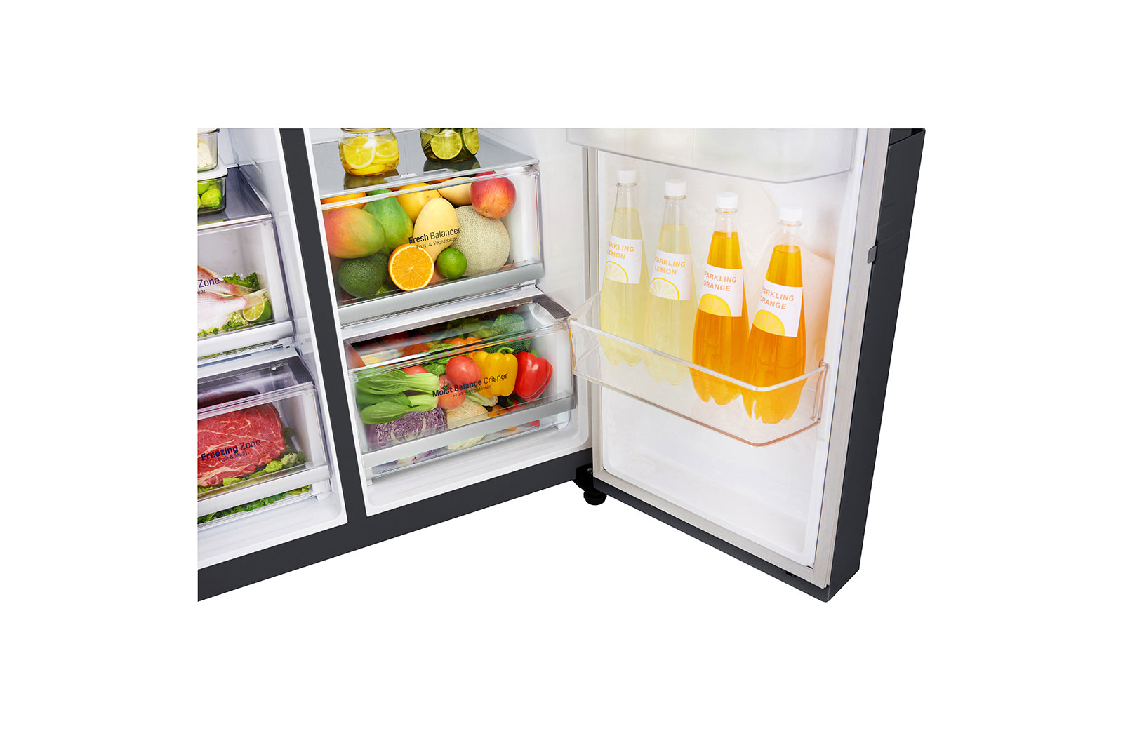 LG GSJ960MCCZ frigo américain Pose libre 625 L E Noir