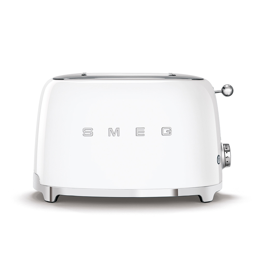 Smeg broodrooster 2 sleuven wit TSF01WH