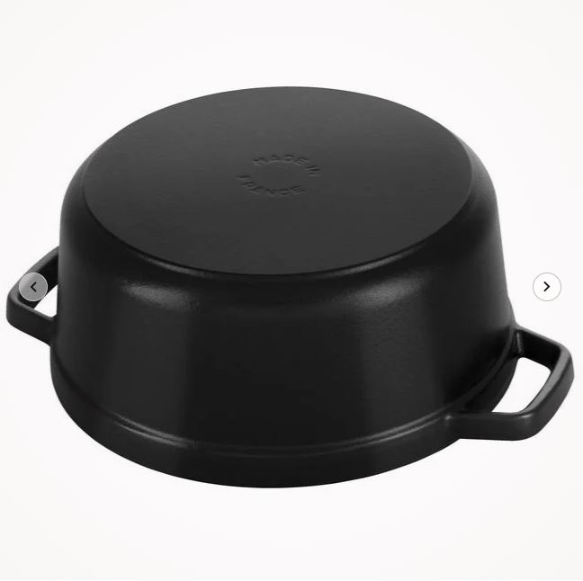 Ronde cocotte STAUB 1102625 Zwart - 26cm - 5,2L