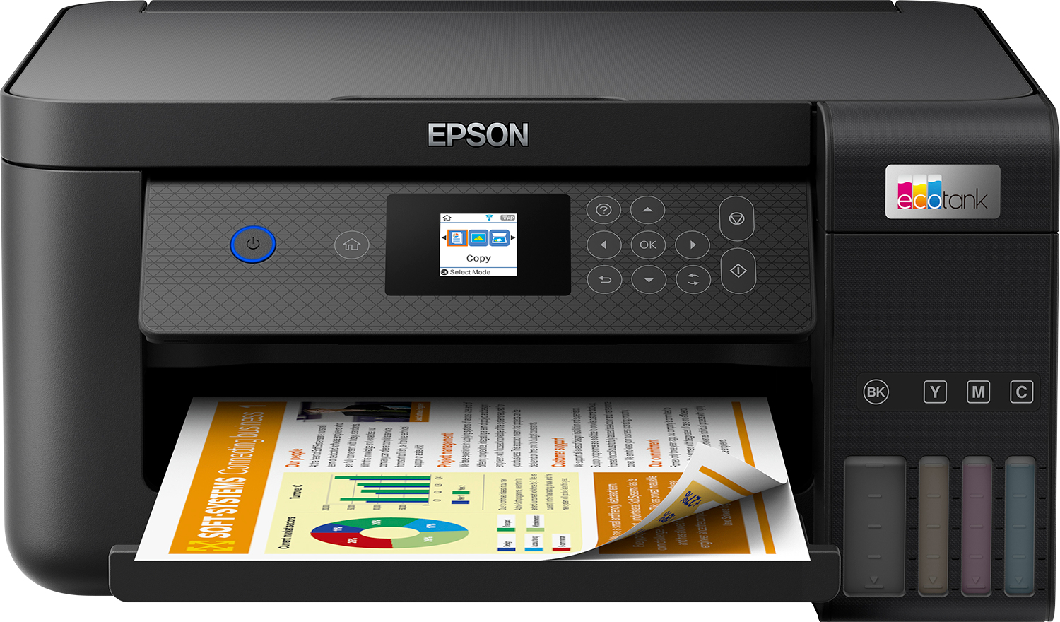 Epson EcoTank ET-2850 A4 multifunctionele Wi-Fi-printer met inkttank, inclusief tot 3 jaar inkt