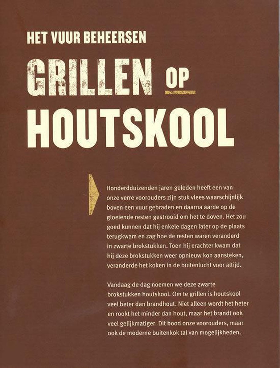 Kookboek WEBER 548326 Barbecueën en grillen met houtskool