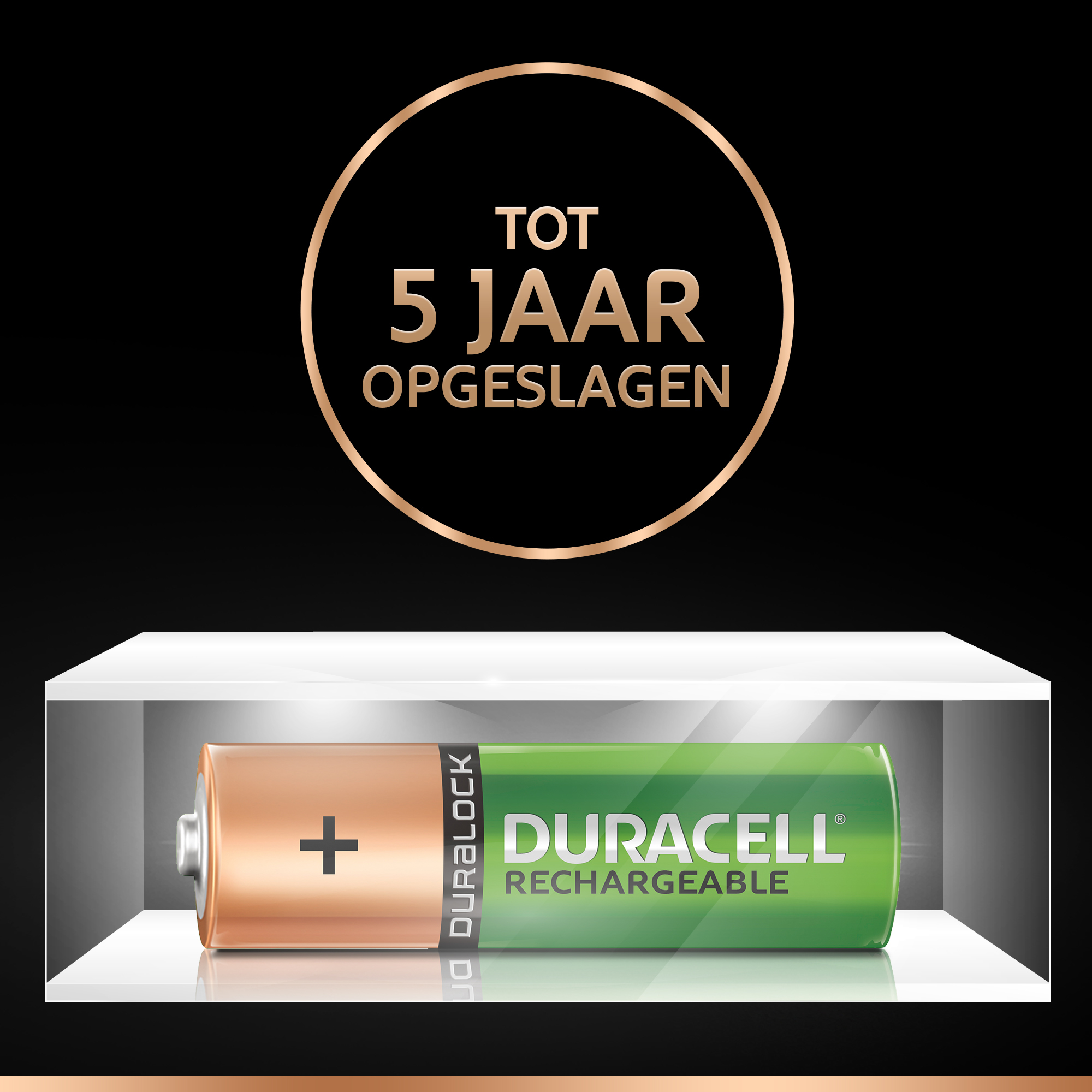 Duracell Batterij Rechargeable AA 2400mah 4-Pack