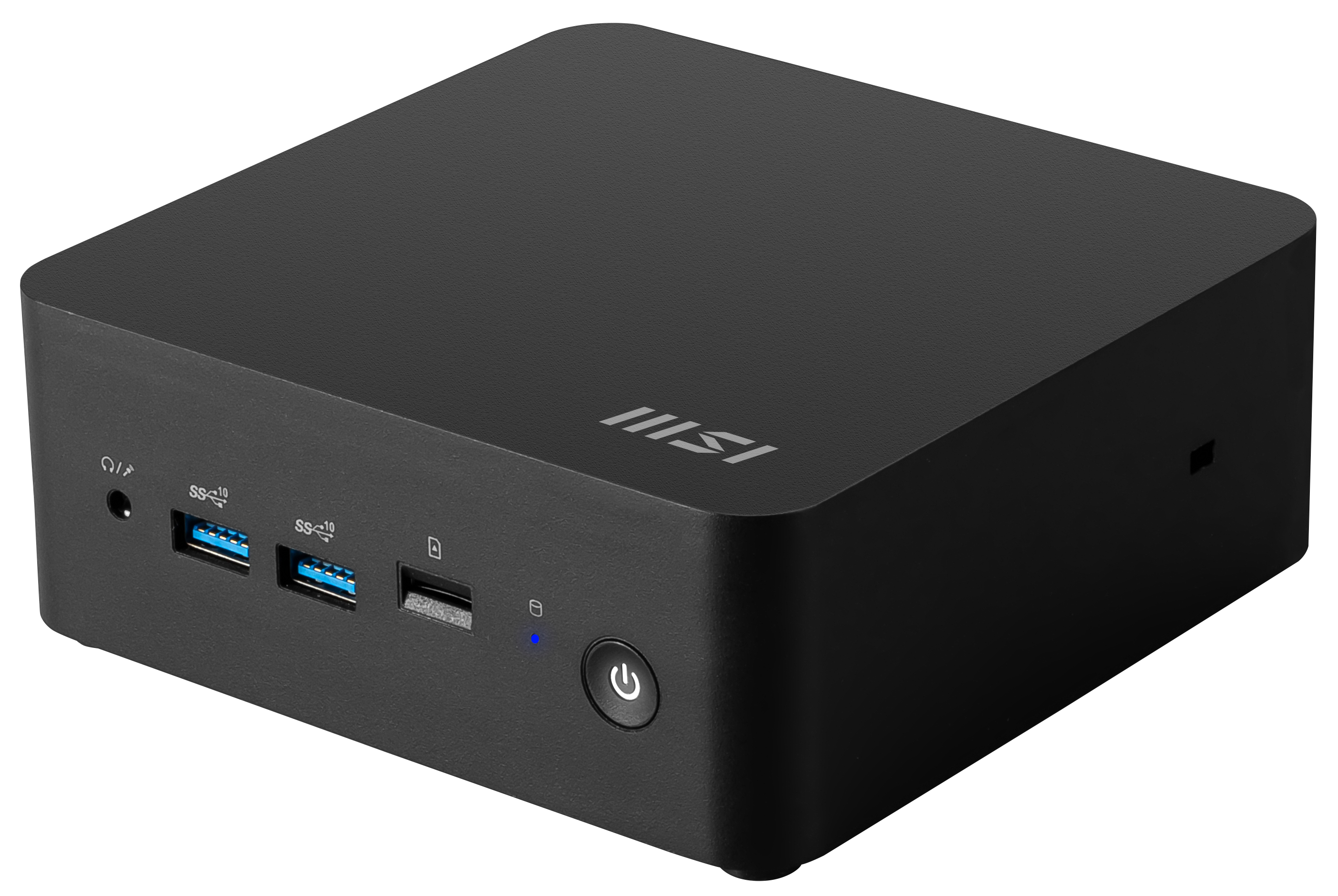 MSI Cubi NUC 1M-001EU Intel Core 7 150U 16 GB DDR5-SDRAM 1 TB SSD Windows 11 Pro 0.84L sized PC Mini PC barebone Zwart