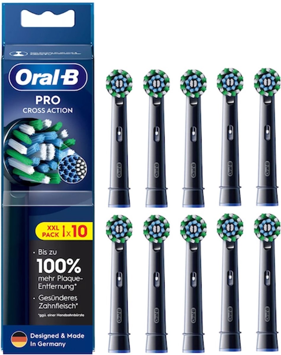 Opzetborstel ORAL-B Pro / CrossAction / zwart / 10 stuks