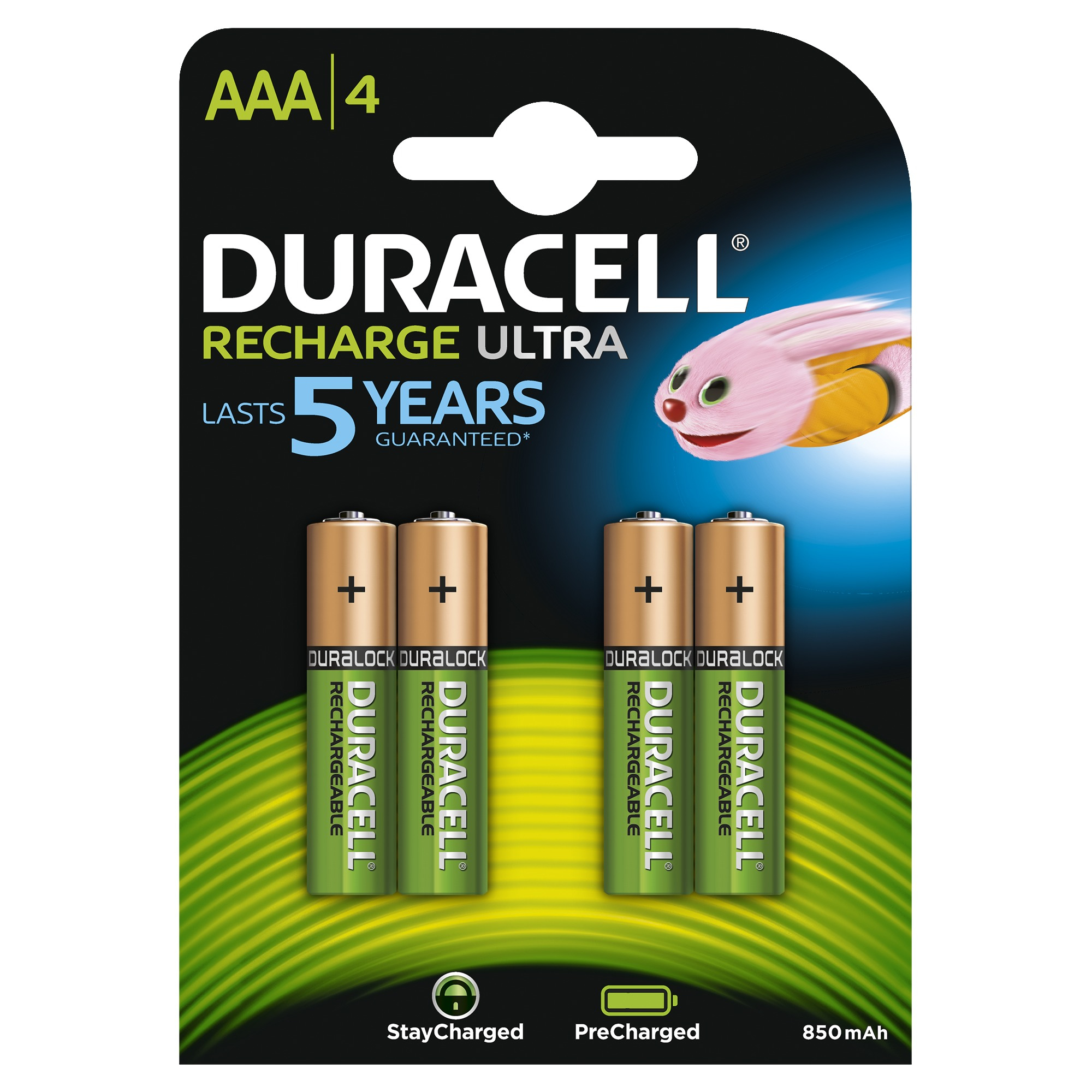 Duracell AAA Rechargeable 4-pack 800MAH