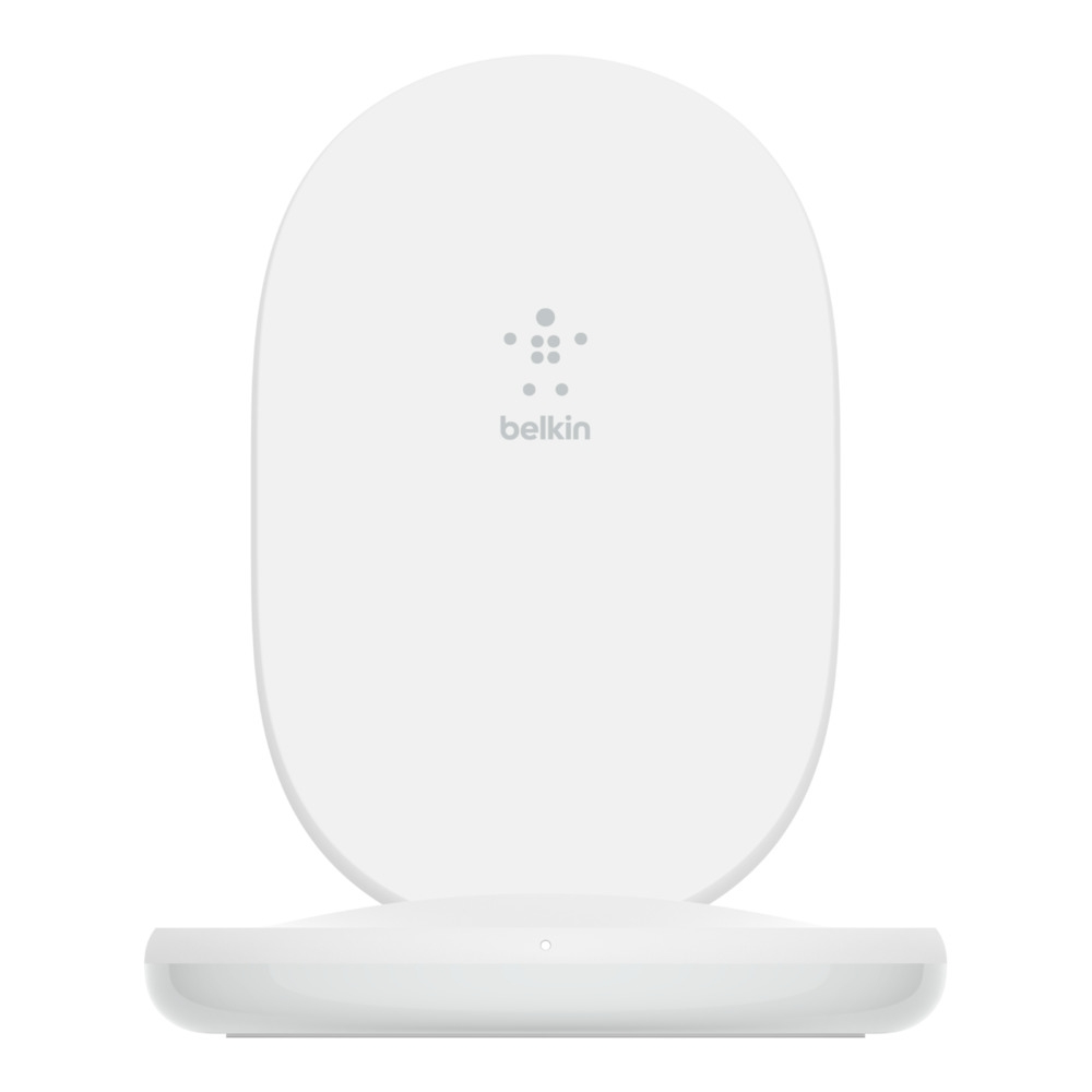 BELKIN WIRELESS CHARGING STAND WHITE & PSU 15W