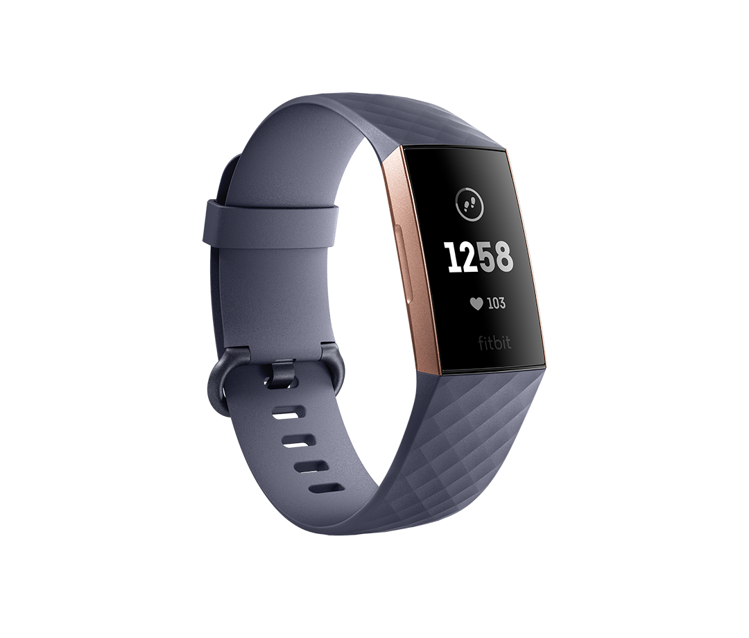 Activity tracker Fitbit Charge HR 3 Rose Gold/Blue Grey