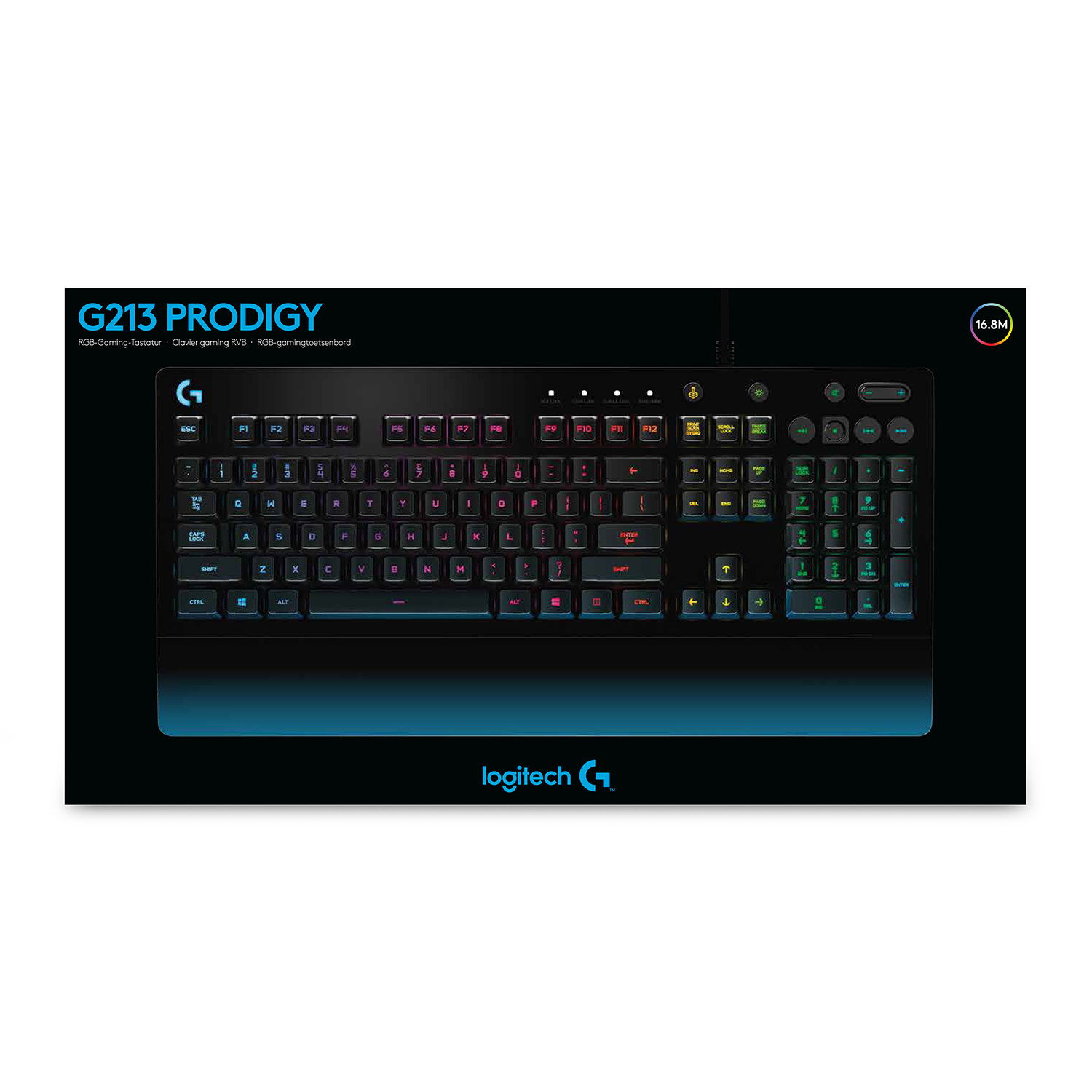 Logitech prodigy gaming keyboard g213 be