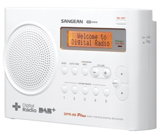 DAB+ radio SANGEAN DPR-69 wit