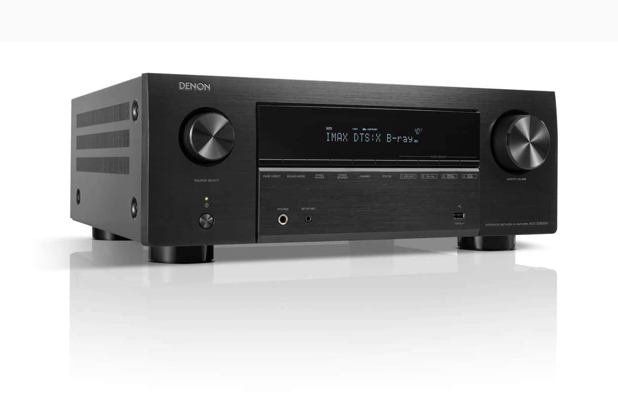 AV Receiver DENON AVC-X3800H zwart