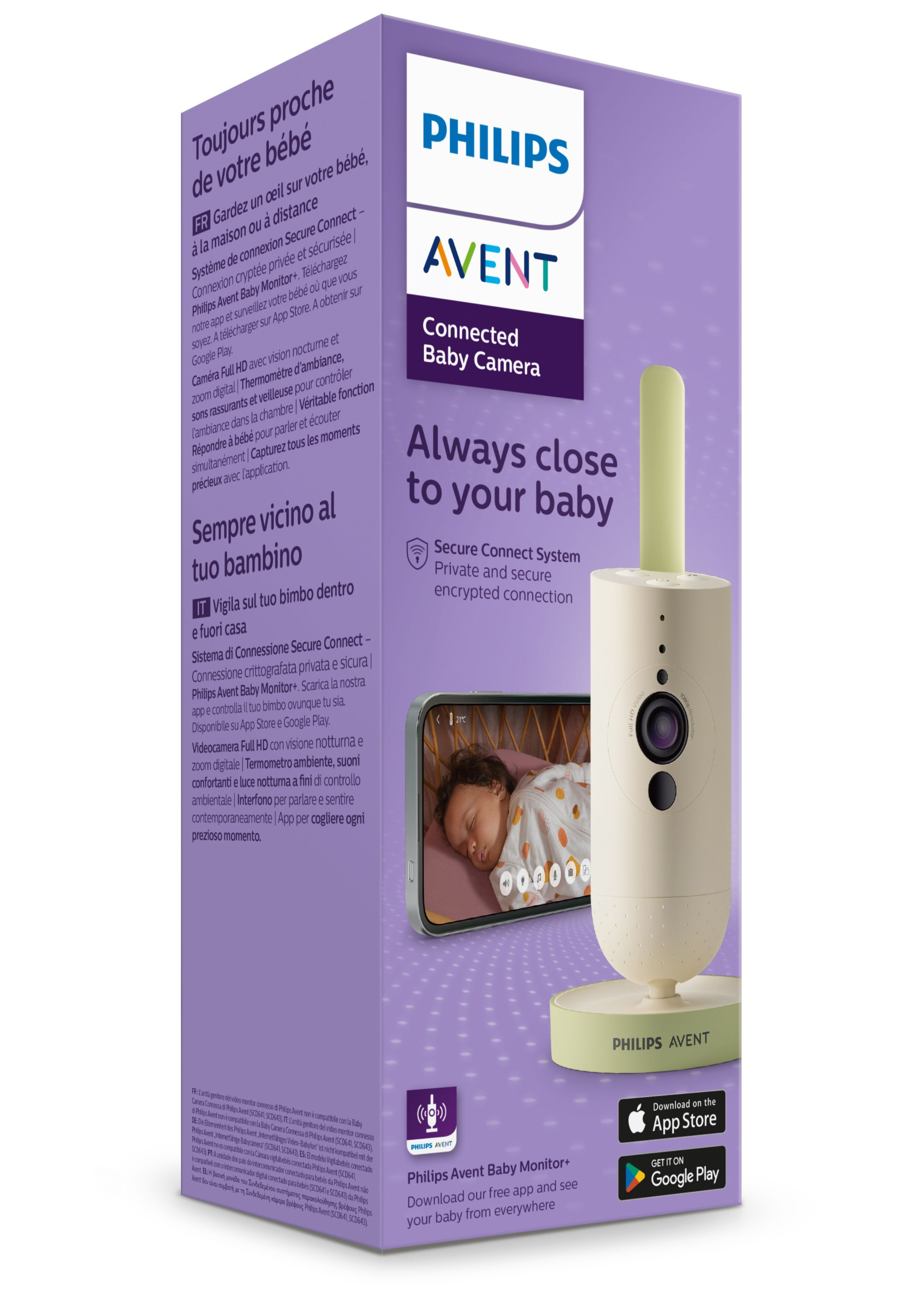 Babyfoon PHILIPS SCD643/26 Avent