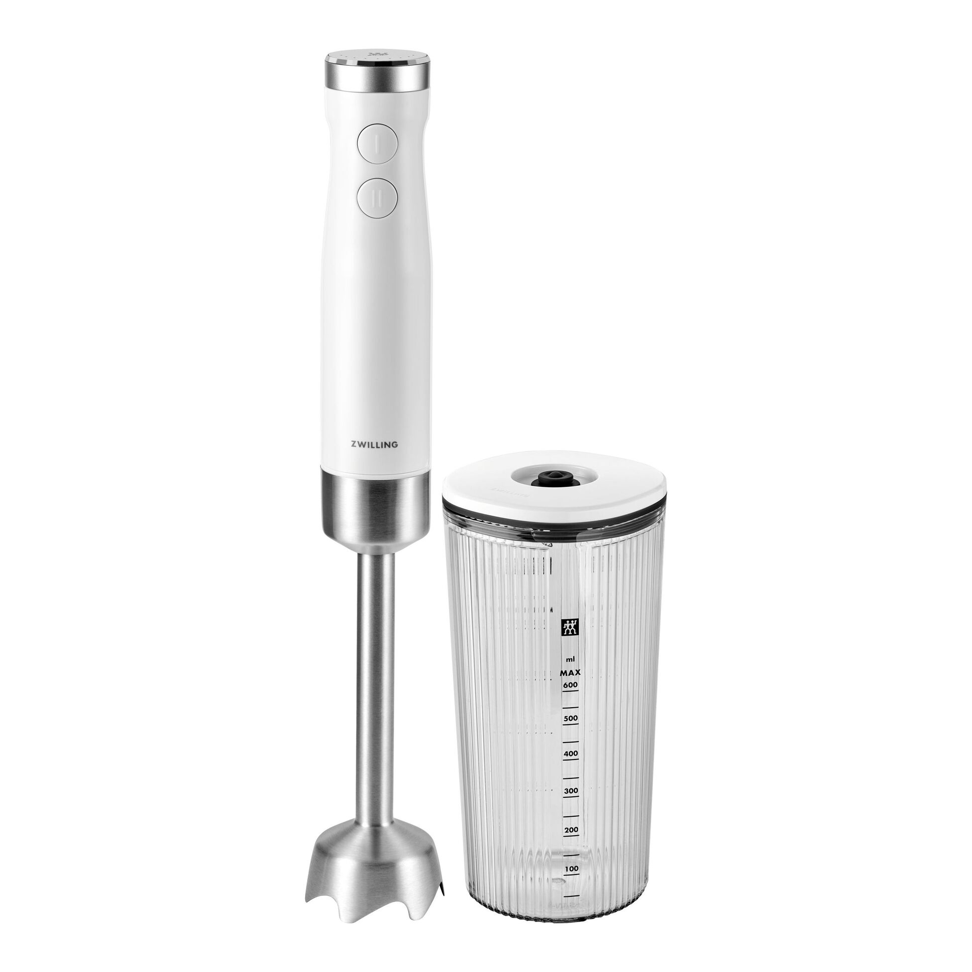 ZWILLING 53104-900-0 blender Blender voor op aanrecht 800 W Zilver, Wit