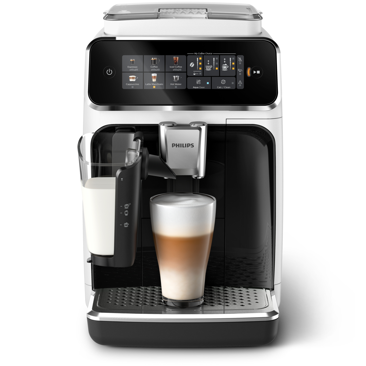 Espressomachine PHILIPS EP3343/50 Series 3300/ LatteGo / wit