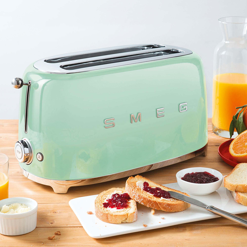 Smeg broodrooster pastelgroen TSF02PGEU