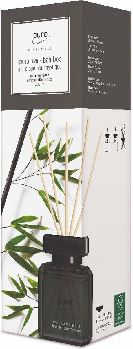 Diffuser IPURO 26IFC1008 Essential Black Bamboo 50ml